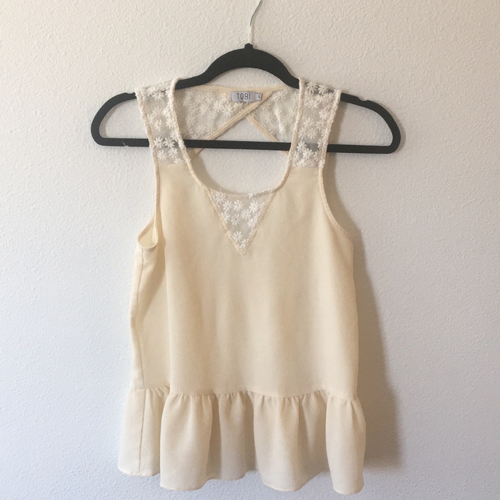 Tobi Peplum Tank